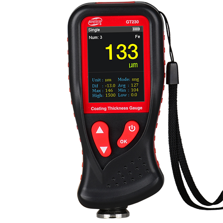 Paint Thickness Gauge - Benetech GT230 Industrial Digital Coating Thickness