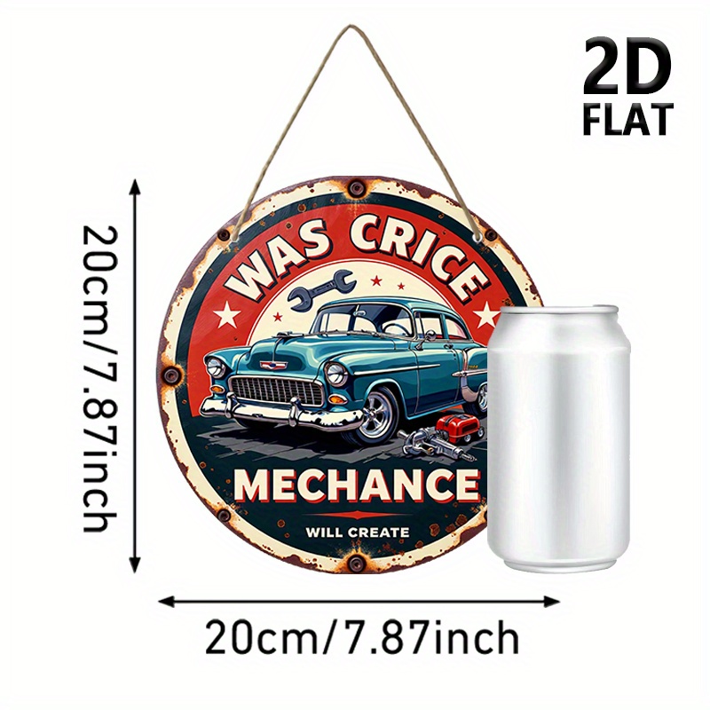 2D plane, retro auto repair sh - Auto Repair Shop Logo recension och pris