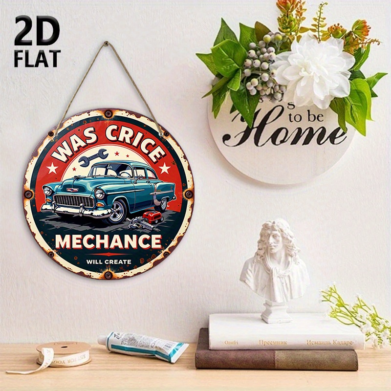 2D plane, retro auto repair sh - Auto Repair Shop Logo recension och pris