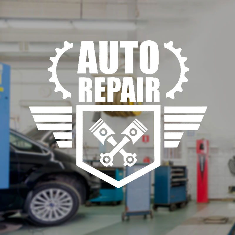 Auto Repair Wall Decal Car Ser - Auto Repair Shop Logo recension och pris