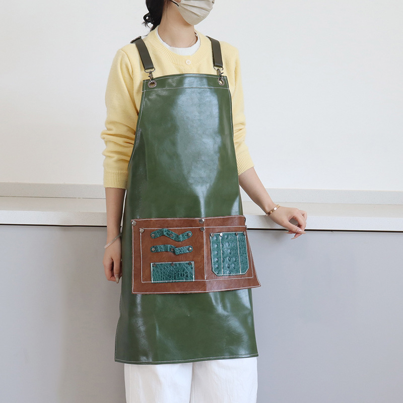 pu leather apron custom logo w - Auto Repair Shop Logo recension och pris